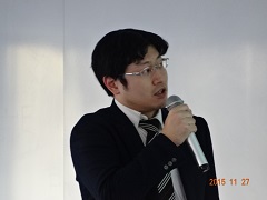 演する北岡大学振興課課長補佐